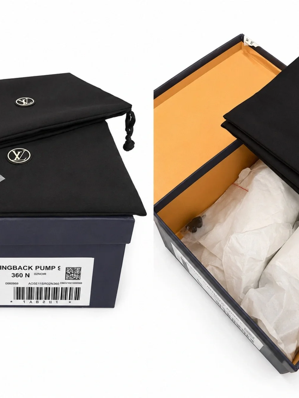 Louis Vuitton Black Crystal-Studded ARCHLIGHT SLINGBACK PUMP360.New in box